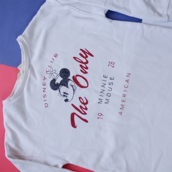 Modern Girls Disney The Only Minnie Mouse Club Crewneck Sweater - Picture 2 of 7